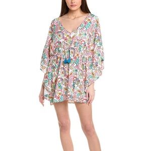 La Blanca Multicolor Swim Coverup Caftan NWT